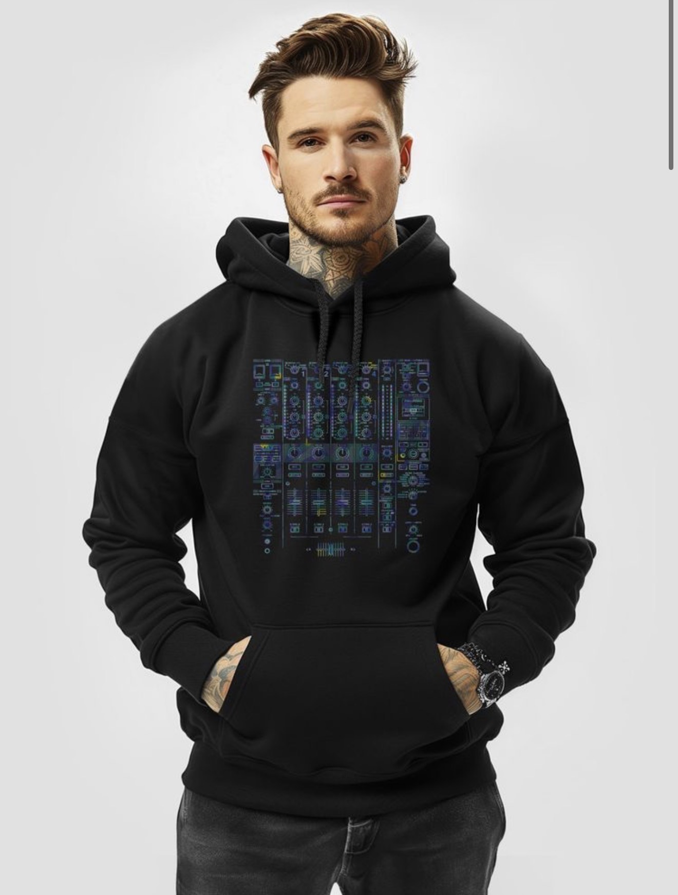 Dubhumans Audio Graphic Hoodie