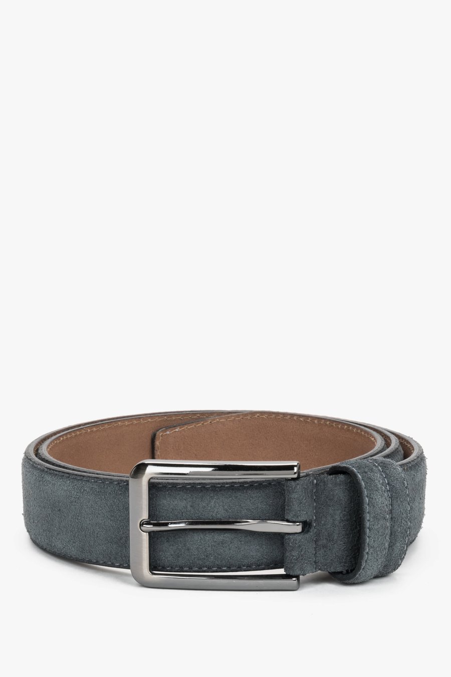 Dark Brown Leather Belt