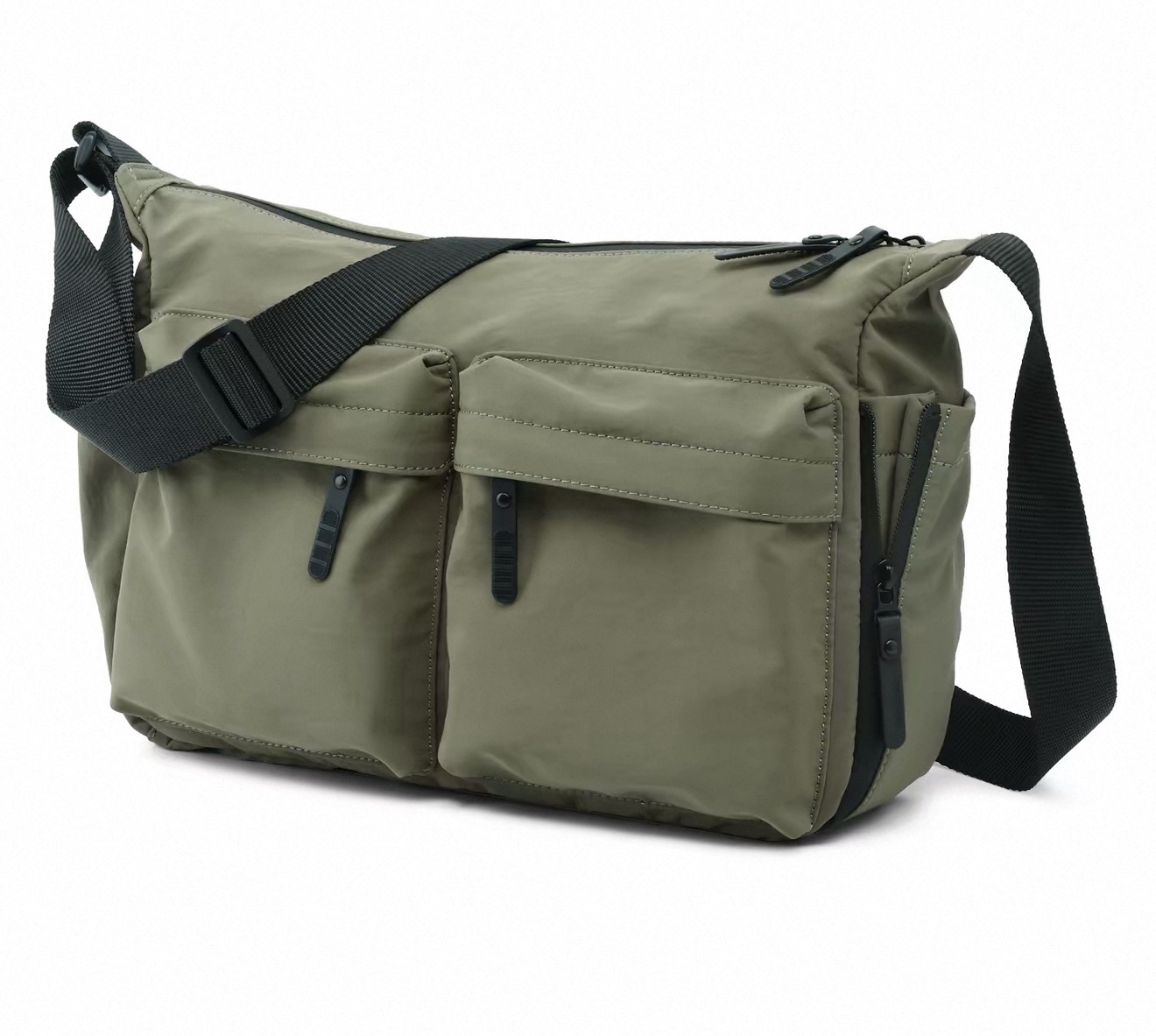 Olive Utility Messenger Bag