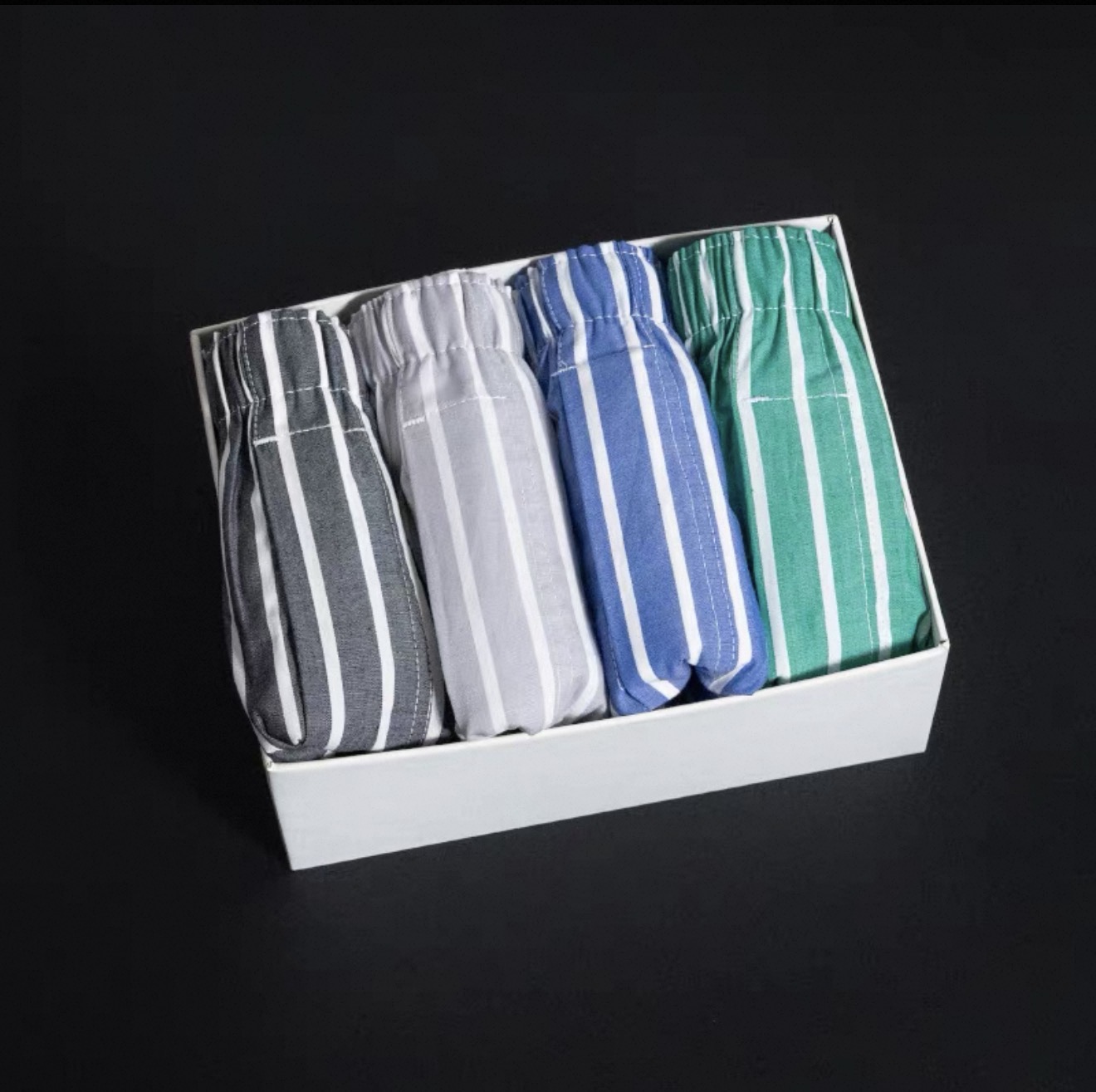 Boxer Briefs Set — Multi-Stripe (4-Pack)