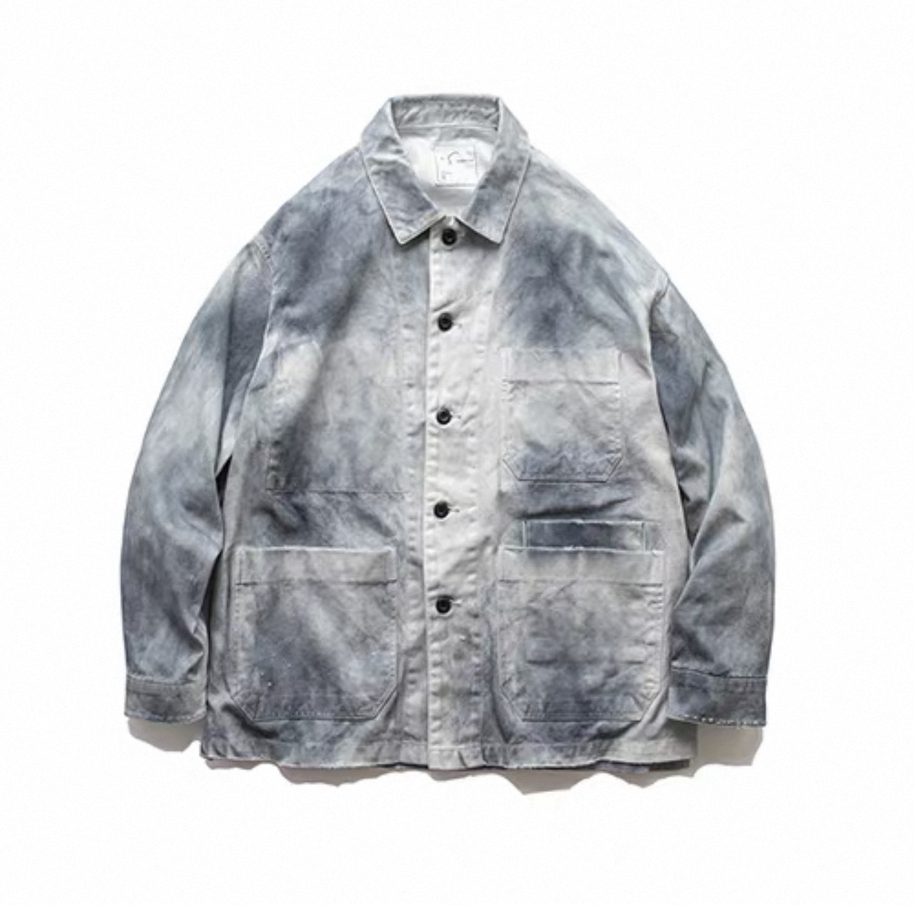 Washed Workwear Jacket — Grey
